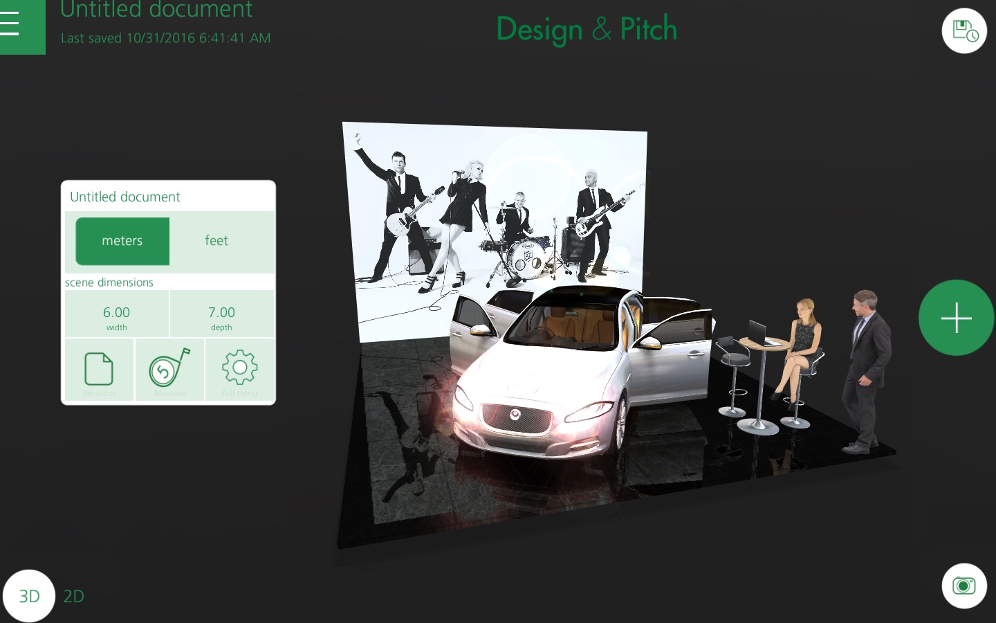 Design and Pitch 1.1 : Main Window