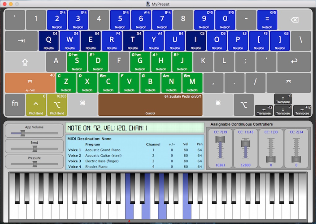 Keyboard Keyboard 1.3 : Main Screen