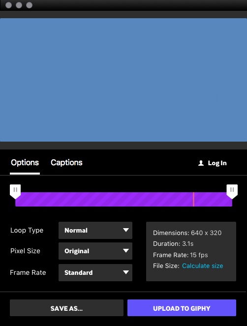 GIPHY CAPTURE 3.8 : Configuring Output Settings