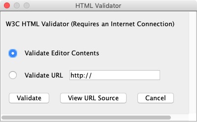 EditRocket 4.5 : HTML Validator