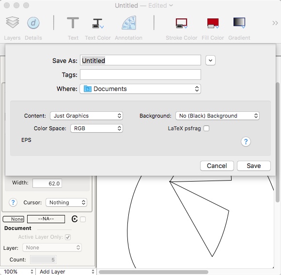 EazyDraw 8.7 : Exporting Image
