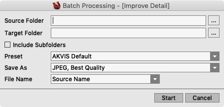 AKVIS Enhancer 17.0 : Batch Processing
