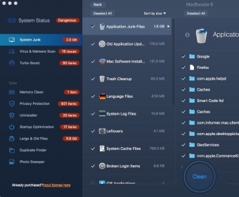 Checking System Junk Details