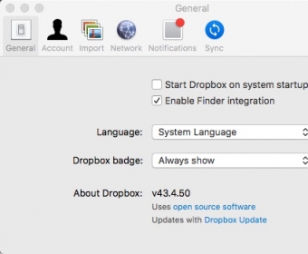 remove dropbox mac os sierra