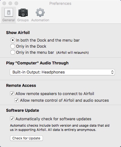 airfoil for mac