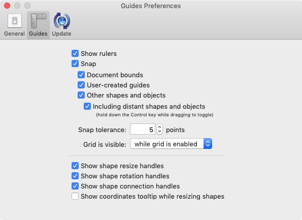 Mocks 2.7 : Guides Preferences 