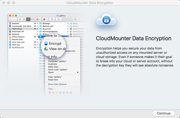 CloudMounter 3.2 : Welcome Window