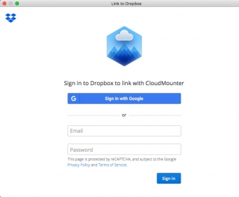 Linking To Dropbox Account