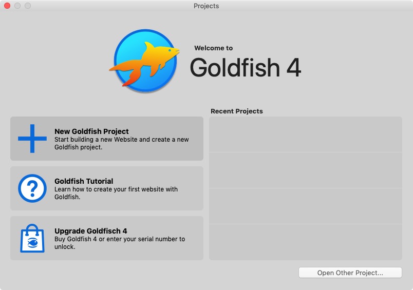 Goldfish 4.6 : Welcome 