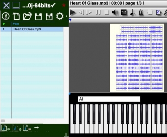 Main Screen with Keyboard