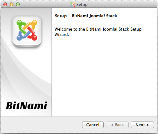 BitNami Joomla! 3.8 : Installing window