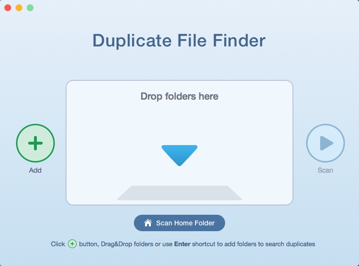 Duplicate File Finder 5.3 : Main Window