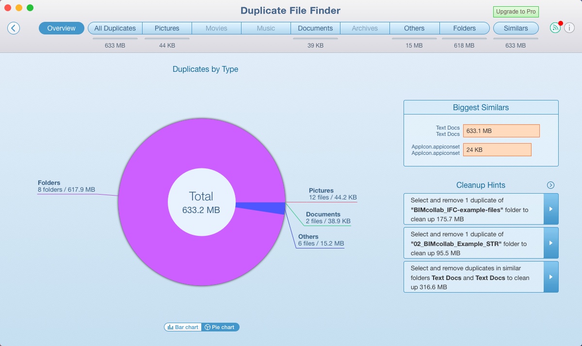 Duplicate File Finder 5.3 : Checking Scan Results