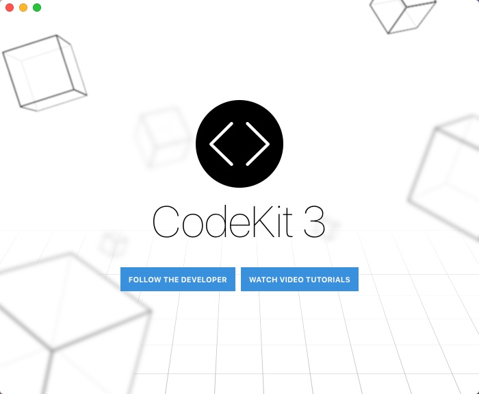 CodeKit 3.6 : Welcome Window