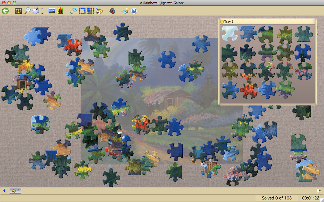 Jigsaws Galore Play 7.2 : Main Window