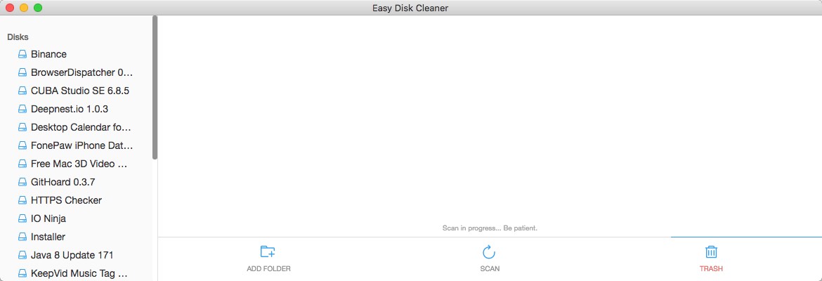 Easy Disk Cleaner 2 2.0 : Main Window