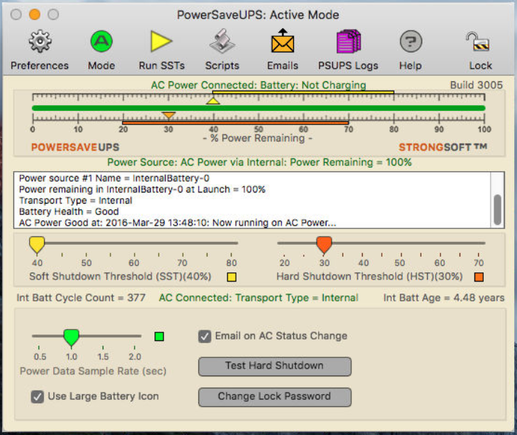 PowerSaveUPS LE 3.0 : Main image