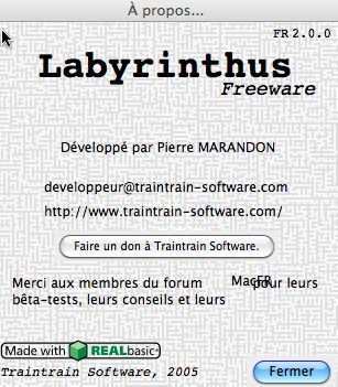 Labyrinthus X 2.0 : Main window
