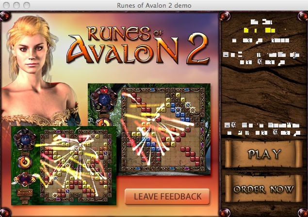 Runes of Avalon 2.0 : Main window