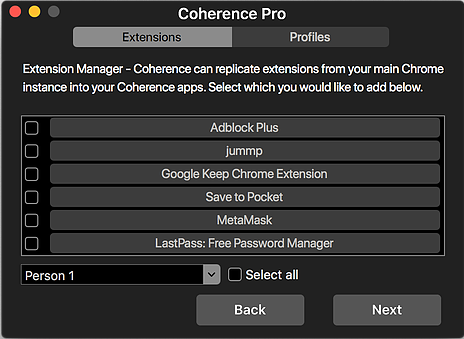 Coherence Pro 1.0 : Main image