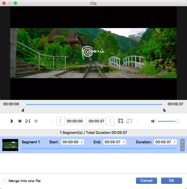 1-Click Video Cutter Joiner 1.1 : Cut Video Window