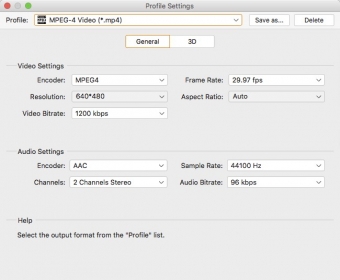 Profile Settings