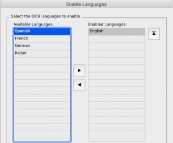 Enable Languages