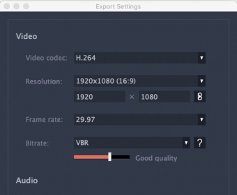 Export Settings