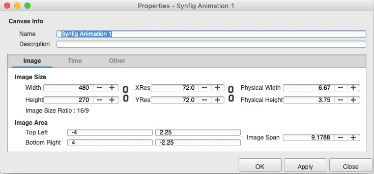 Synfig Studio 1.2 : Properties