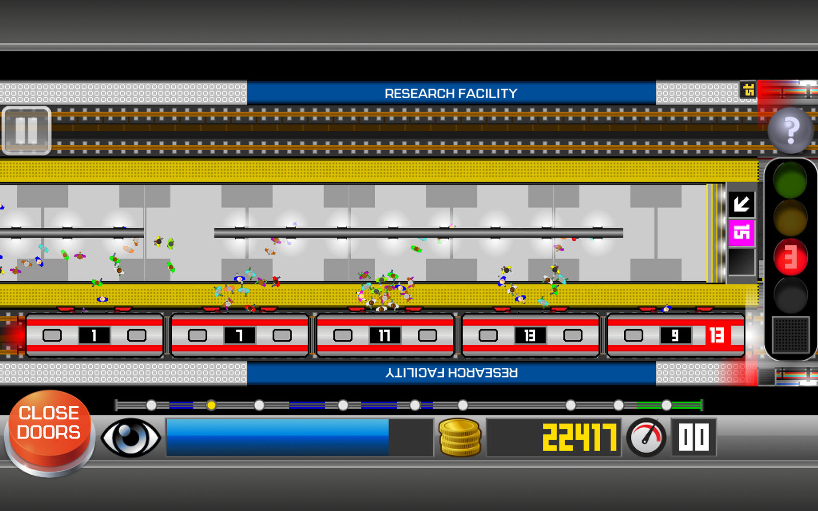 Subway Train Simulator 2D 1.4 : Main Window
