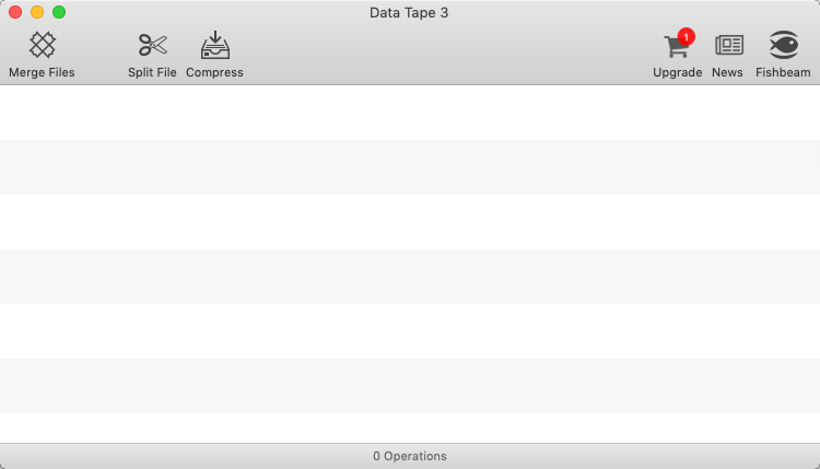 Data Tape 3 3.1 : Main Window