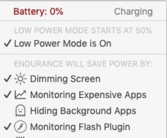 Low Power Mode On