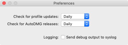 AutoDMG 1.1 beta : Preferences 