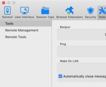 Tools Preferences