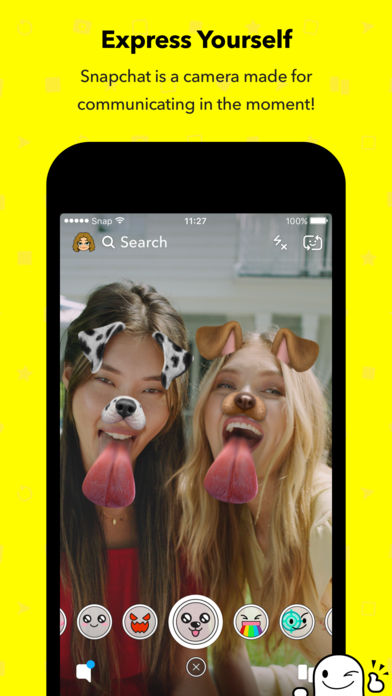 Snapchat 10.5 : Main Window