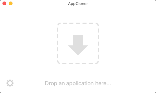 AppCloner 1.0 : Main Window
