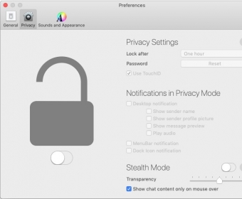 Privacy Preferences 