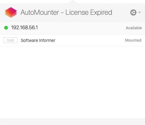 AutoMounter 1.7 : Main Screen