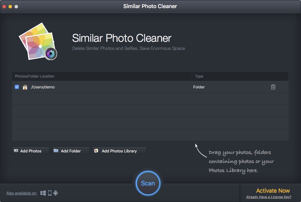 Similar Photo Cleaner 3.0 : Main Window