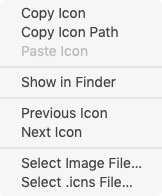 Platypus 5.3 : Customize Icon