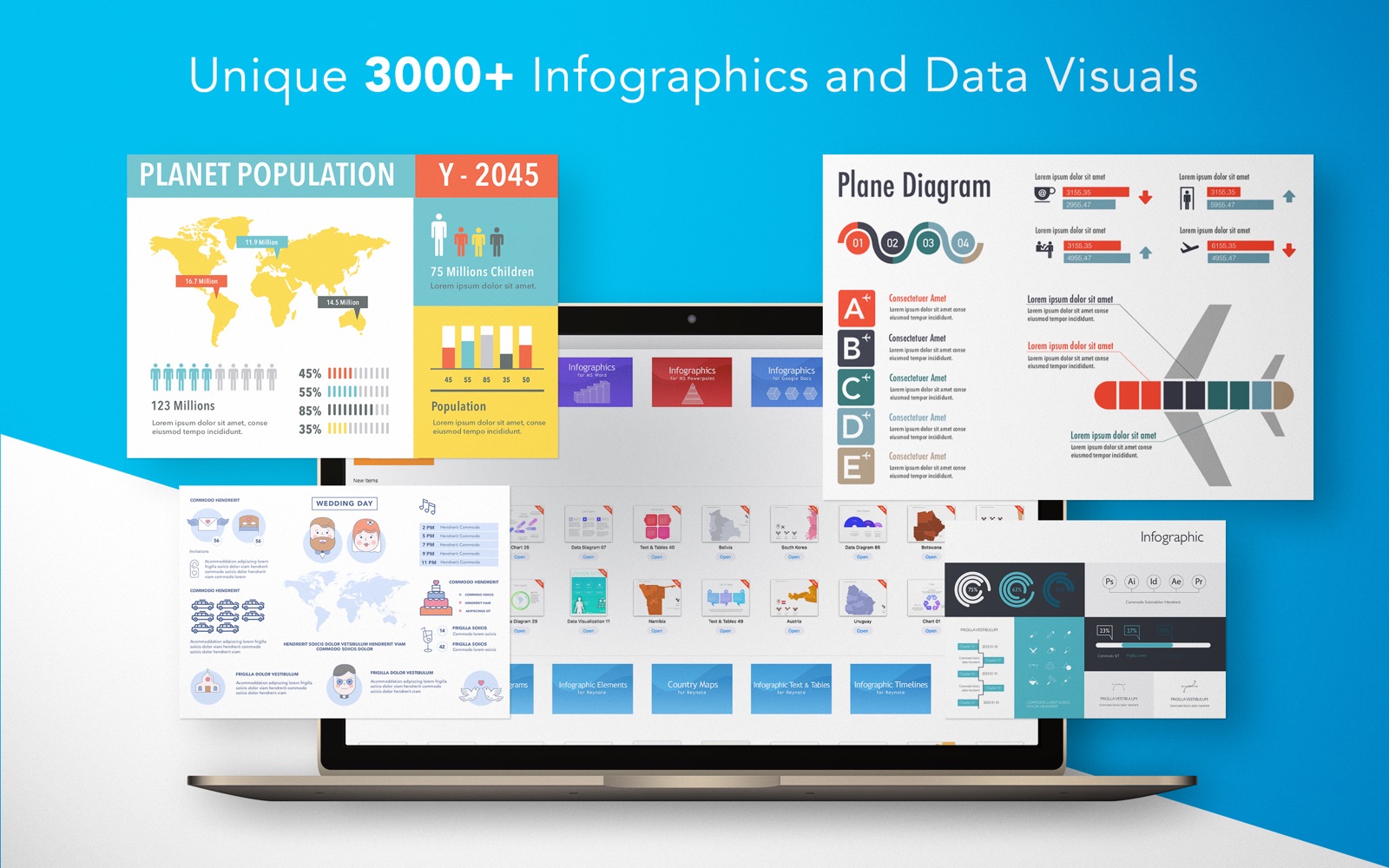 Infographics Prime - Templates 2.0 : Main Window