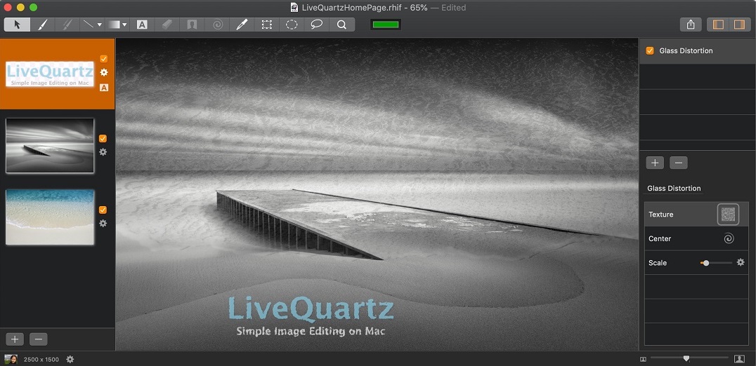 LiveQuartz Lite 2.8 : Main Screen
