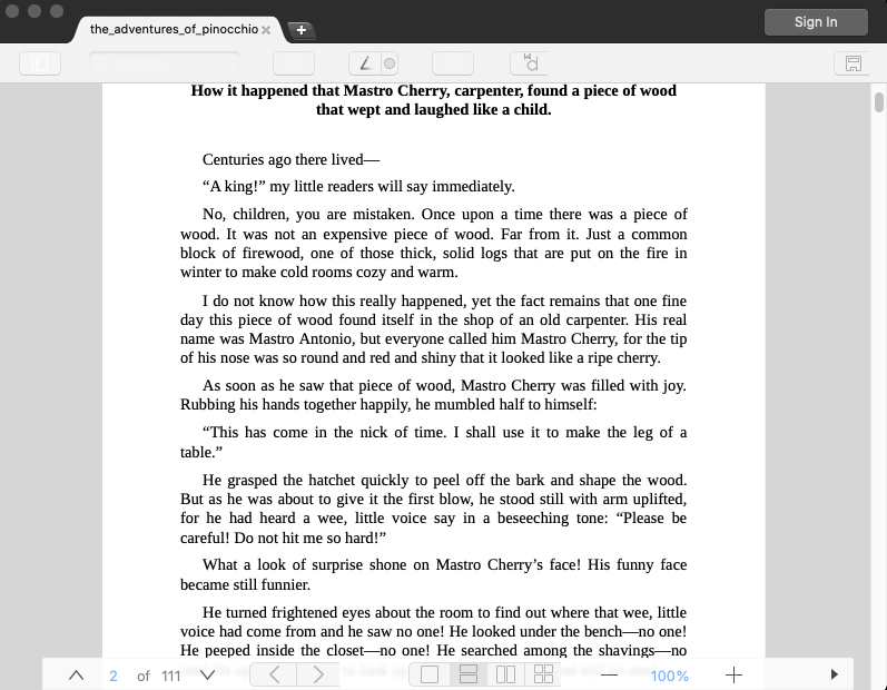 PDF Master 2.3 : Page view