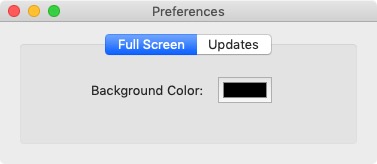 iSwiff 1.1 : Full Screen - Preferences 