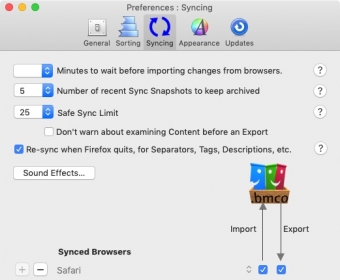 Syncing Preferences