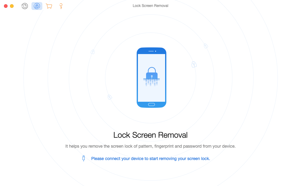 PhoneRescue for Android 3.7 : Lock Screen Removal window