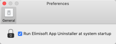 Elimisoft App Uninstaller 2.2 : General Preferences