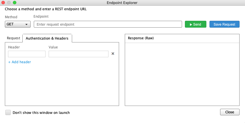 soapUI 5.6 : Endpoint screen