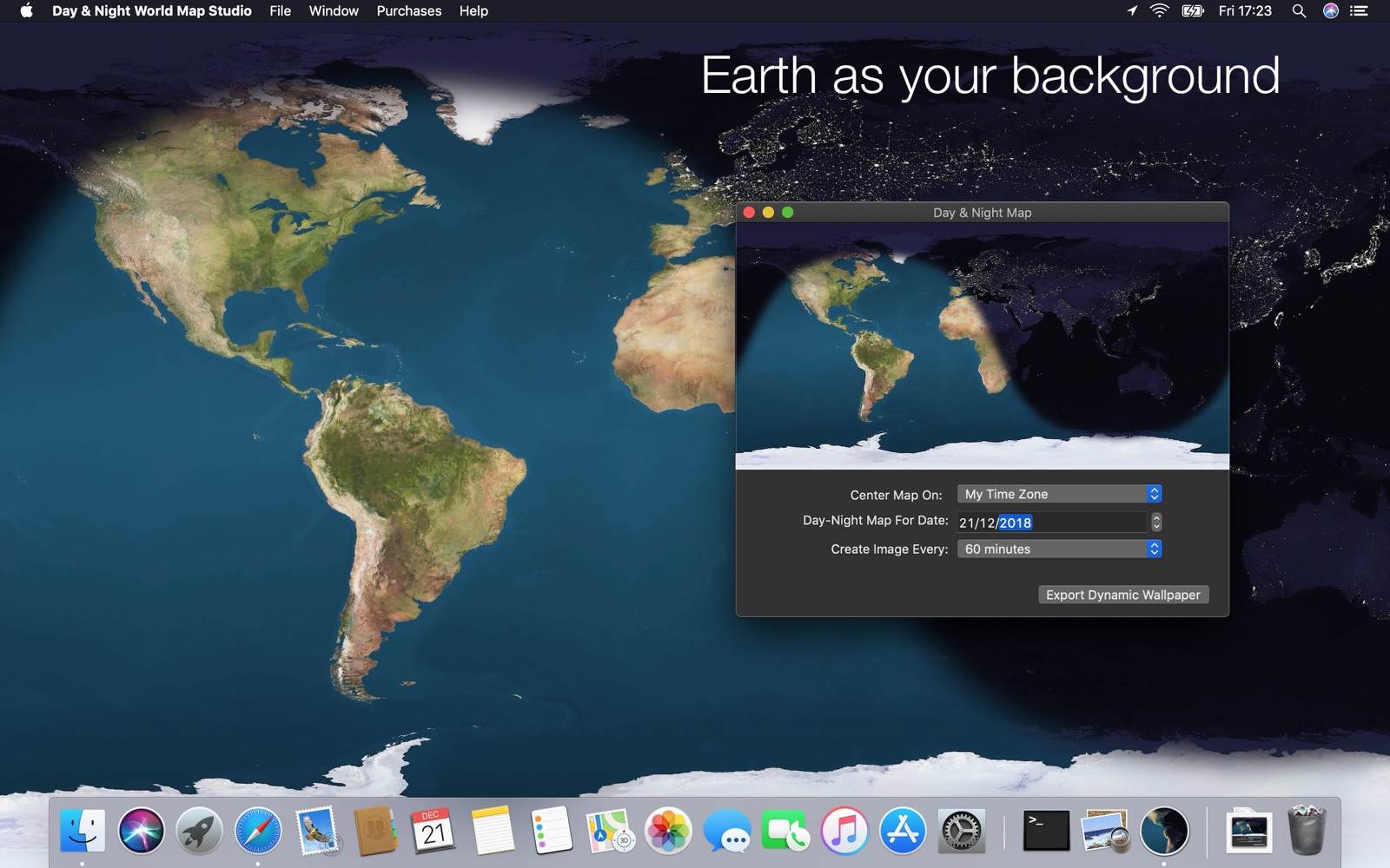 Download free Day & Night World Map Studio for macOS