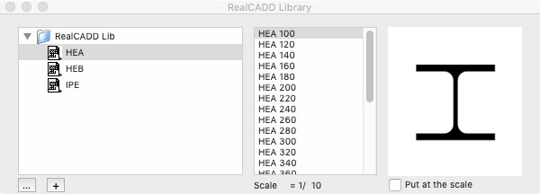 RealCADD 5.0 : Library